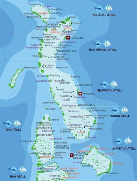 خريطة المالديف